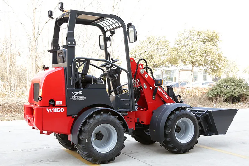 Landward W1160 kompaktlaster i arbeid